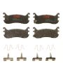 TRW PARTS TXH0636 TRW PREMIUM BRAKING - METALLIC BRAKE PAD SET - TXH0636