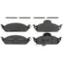 TRW PARTS TXH0760ES TRW PREMIUM BRAKING - METALLIC BRAKE PAD SET - TXH0760ES