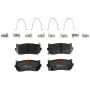 TRW PARTS TXH0775 TRW PREMIUM BRAKING - METALLIC BRAKE PAD SET - TXH0775