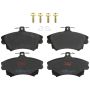 TRW PARTS TXH0837 TRW PREMIUM BRAKING - METALLIC BRAKE PAD SET - TXH0837