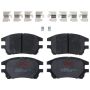 TRW PARTS TXH0930 TRW PREMIUM BRAKING - METALLIC BRAKE PAD SET - TXH0930