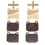 TRW PARTS TXH0961 TRW PREMIUM BRAKING - METALLIC BRAKE PAD SET - TXH0961