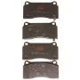 TRW PARTS TXH0968 TRW PREMIUM BRAKING - METALLIC BRAKE PAD SET - TXH0968