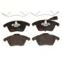 TRW PARTS TXH1107ES TRW PREMIUM BRAKING - METALLIC BRAKE PAD SET - TXH1107ES