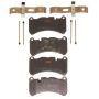 TRW PARTS TXH1116 TRW PREMIUM BRAKING - METALLIC BRAKE PAD SET - TXH1116