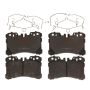 TRW PARTS TXH1282 TRW PREMIUM BRAKING - METALLIC BRAKE PAD SET - TXH1282