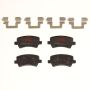 TRW PARTS TXH1307 TRW PREMIUM BRAKING - METALLIC BRAKE PAD SET - TXH1307