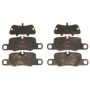 TRW PARTS TXH1416 TRW PREMIUM BRAKING - METALLIC BRAKE PAD SET - TXH1416