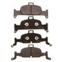 TRW PARTS TXH1897 TRW PREMIUM BRAKING - METALLIC BRAKE PAD SET - TXH1897