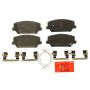 TRW PARTS TXH2211 TRW PREMIUM BRAKING - LOW MET BRAKE PAD KIT - TRH2211