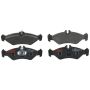 TRW PARTS TXM0951 TRW PREMIUM BRAKING - METALLIC BRAKE PAD SET - TXM0951