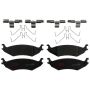 TRW PARTS TXM1046 TRW PREMIUM BRAKING - METALLIC BRAKE PAD SET - TXM1046