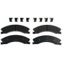 TRW PARTS TXM1411 TRW PREMIUM BRAKING - METALLIC BRAKE PAD SET - TXM1411