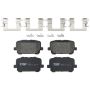 TRW PARTS TXM1766 TRW PREMIUM BRAKING - METALLIC BRAKE PAD SET - TXM1766