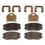 TRW PARTS TXC1125 TRW PREMIUM BRAKING - CERAMIC BRAKE PAD SET - TXC1125