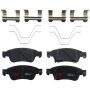 TRW PARTS TXC1287 TRW PREMIUM BRAKING - CERAMIC BRAKE PAD SET - TXC1287
