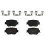 TRW PARTS TXC1733 TRW PREMIUM BRAKING - CERAMIC BRAKE PAD SET - TXC1733