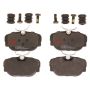 TRW PARTS TXH0493 TRW PREMIUM BRAKING - LOW MET BRAKE PAD KIT - TXH0493