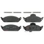 TRW PARTS TXH0760ES TRW PREMIUM BRAKING - METALLIC BRAKE PAD SET - TXH0760ES