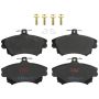 TRW PARTS TXH0837 TRW PREMIUM BRAKING - METALLIC BRAKE PAD SET - TXH0837