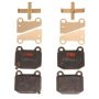 TRW PARTS TXH0961 TRW PREMIUM BRAKING - METALLIC BRAKE PAD SET - TXH0961
