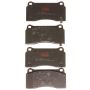 TRW PARTS TXH0968 TRW PREMIUM BRAKING - METALLIC BRAKE PAD SET - TXH0968