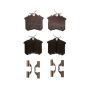 TRW PARTS TXH1017 TRW PREMIUM BRAKING - METALLIC BRAKE PAD SET - TXH1017