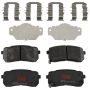 TRW PARTS TXH1302 TRW PREMIUM BRAKING - METALLIC BRAKE PAD SET - TXH1302