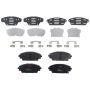 TRW PARTS TXH1728 TRW PREMIUM BRAKING - METALLIC BRAKE PAD SET - TXH1728