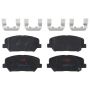 TRW PARTS TXH1735 TRW PREMIUM BRAKING - METALLIC BRAKE PAD SET - TXH1735