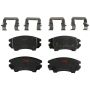 TRW PARTS TXH1745 TRW PREMIUM BRAKING - METALLIC BRAKE PAD SET - TXH1745