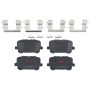 TRW PARTS TXM1766 TRW PREMIUM BRAKING - METALLIC BRAKE PAD SET - TXM1766