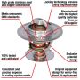 MotoRad 7234-160 Fail-Safe Thermostat-160 Degrees