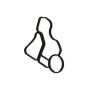 URO Parts 11427537293PRM Oil Filter Adapter Gasket