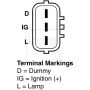 REMY ELECTRICAL 12633 Remanufactured Alternator