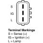 REMY ELECTRICAL 13222 Remanufactured Alternator