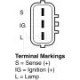 REMY ELECTRICAL 14838 Remanufactured Alternator