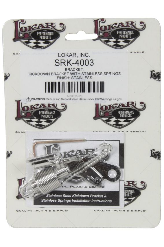 LOKAR LOKSRK-4003 Stainless Steel Kickdown Bracket With Stainless