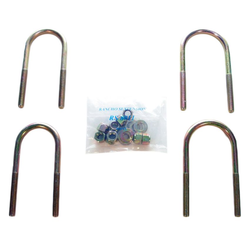 Rancho RS720 Leaf Spring Axle U-Bolt Kit