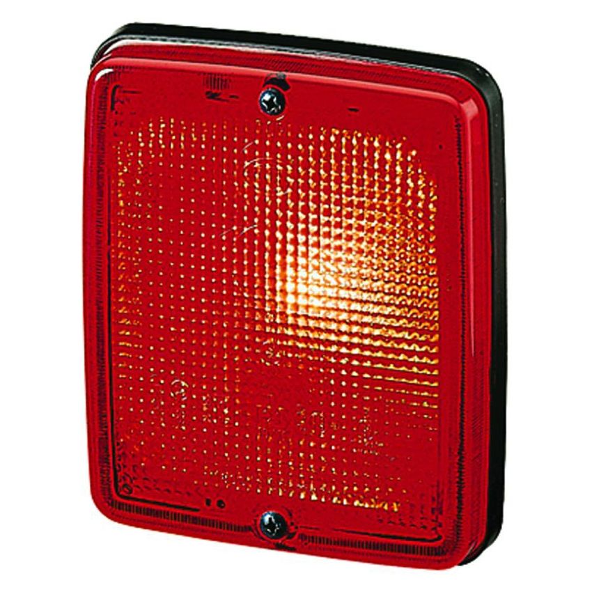 Hella 003236137 3236 Red Flush Mount Stop/Tail Lamp