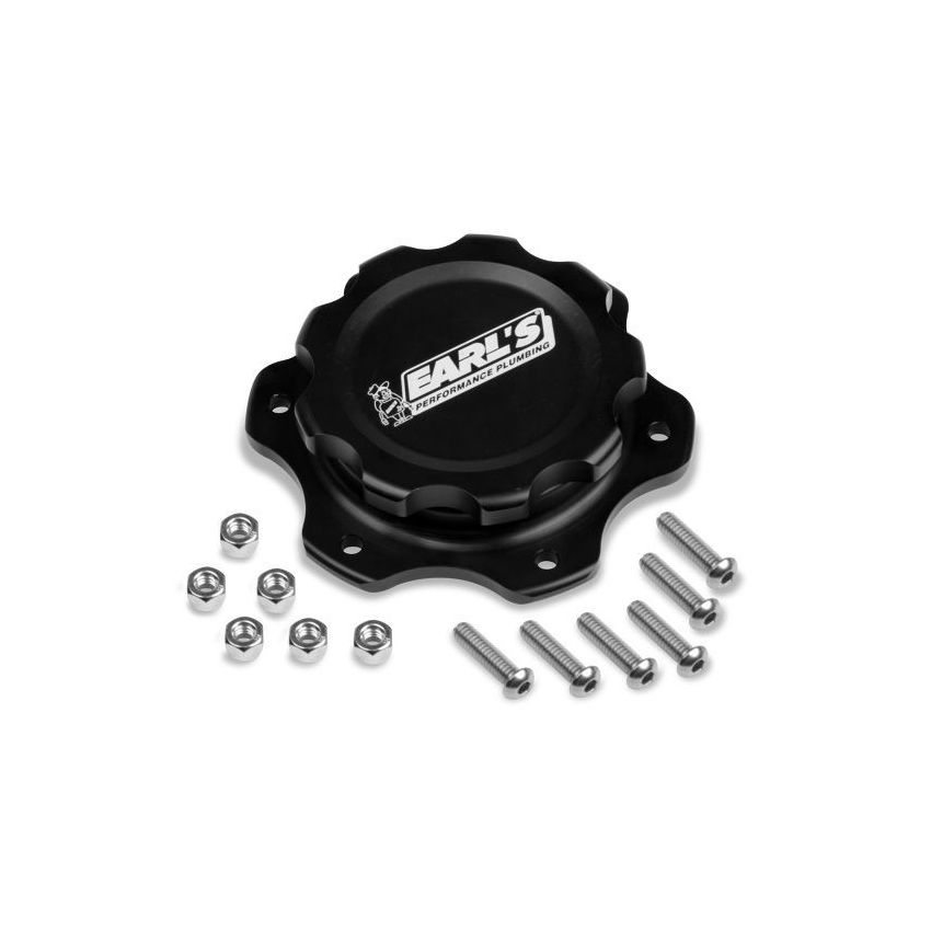 EARLS EAR166016ERL Alm Fuel Cell Cap & Bung w/6 Bolt Flange