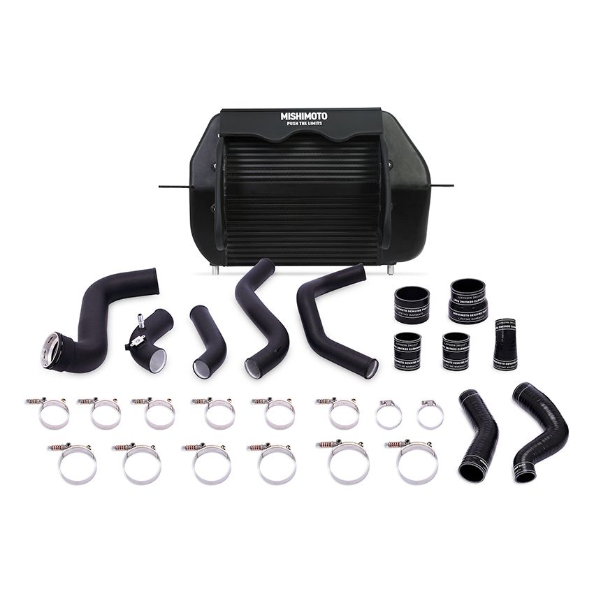 Mishimoto MMINT-F150-11KBBK 2011-2014 Ford F-150 EcoBoost Black Intercooler w/ Black Pipes