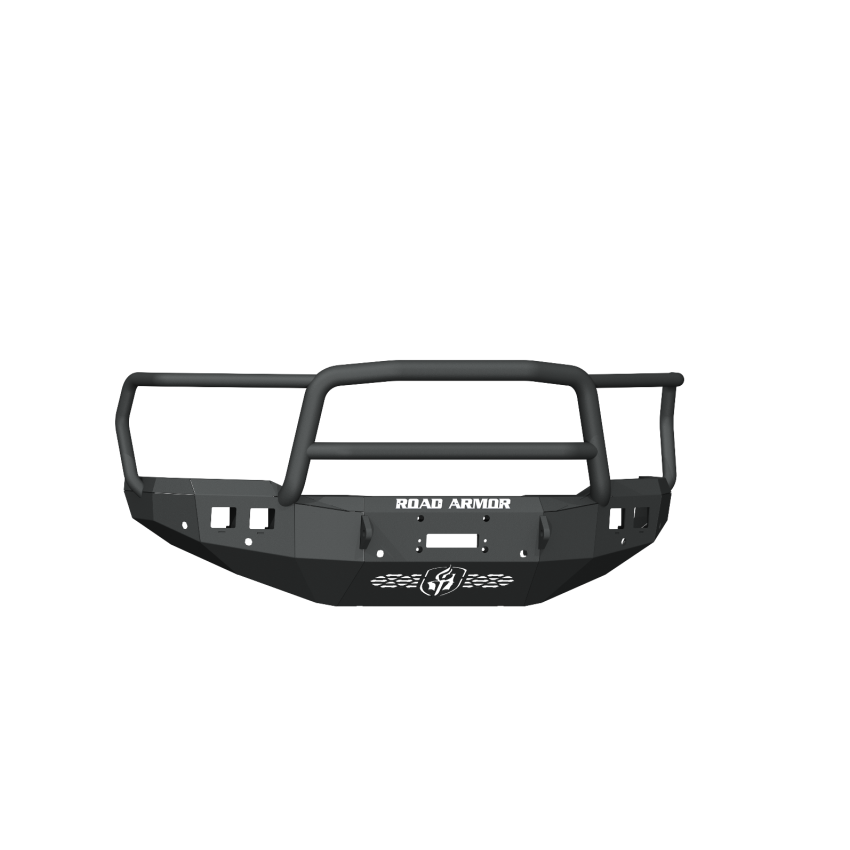 Road Armor 4192F5B 19-20 Ram 2500 Stealth Front Winch Bumper w/Lonestar Guard/6 Sensor Holes - Tex Blk