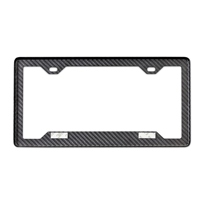 Mishimoto Carbon Fiber License Plate Frame - Matte