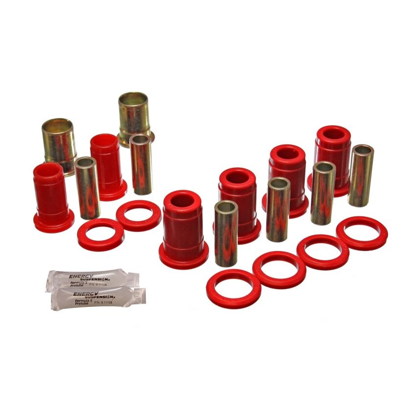 Energy Suspension 3.3153R 59-64 Bel Air/Impala / 64 El Camino (w/ Single U/A) Red Rear C/A Bushing Set