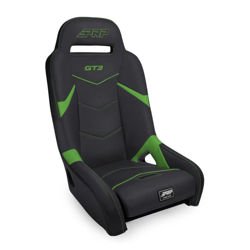 PRP Seats A7301-PORXP-W PRP GT3 Suspension Seat - Black/Green