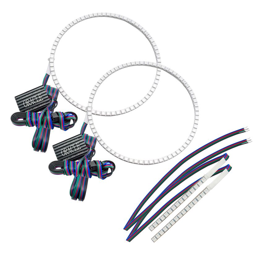 Oracle Lighting 1471-334 ColorSHIFT(tm) Headlight Halo Kit w/DRL Bar - Base Headlights
