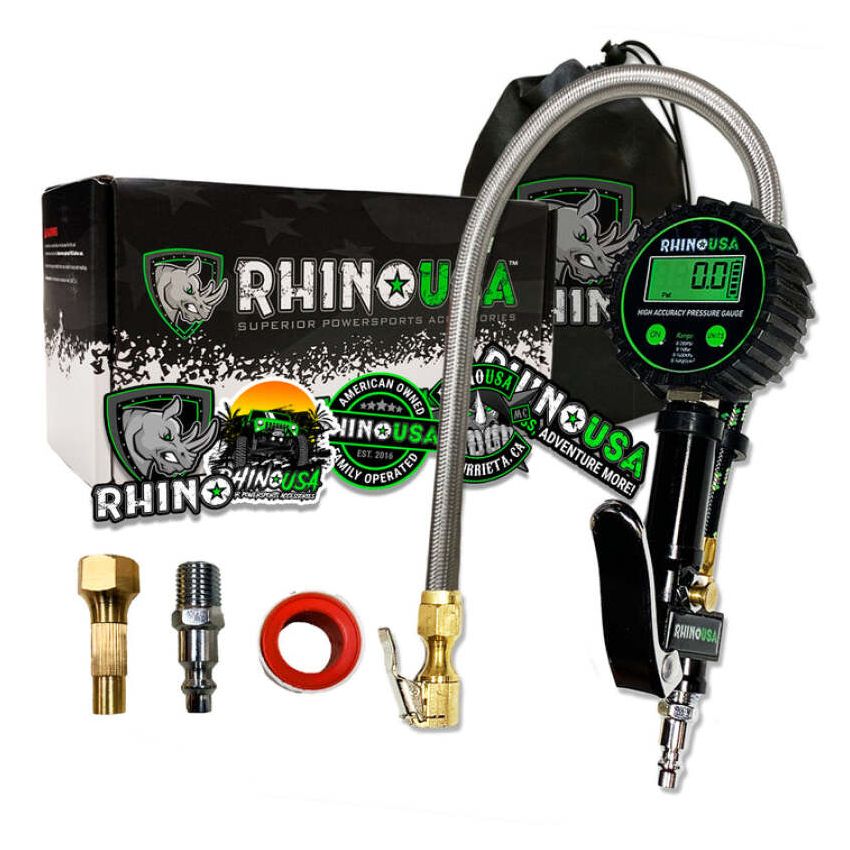 Rhino USA RGAUGE-0200 200 Psi Digital Tire Inflator Gauge