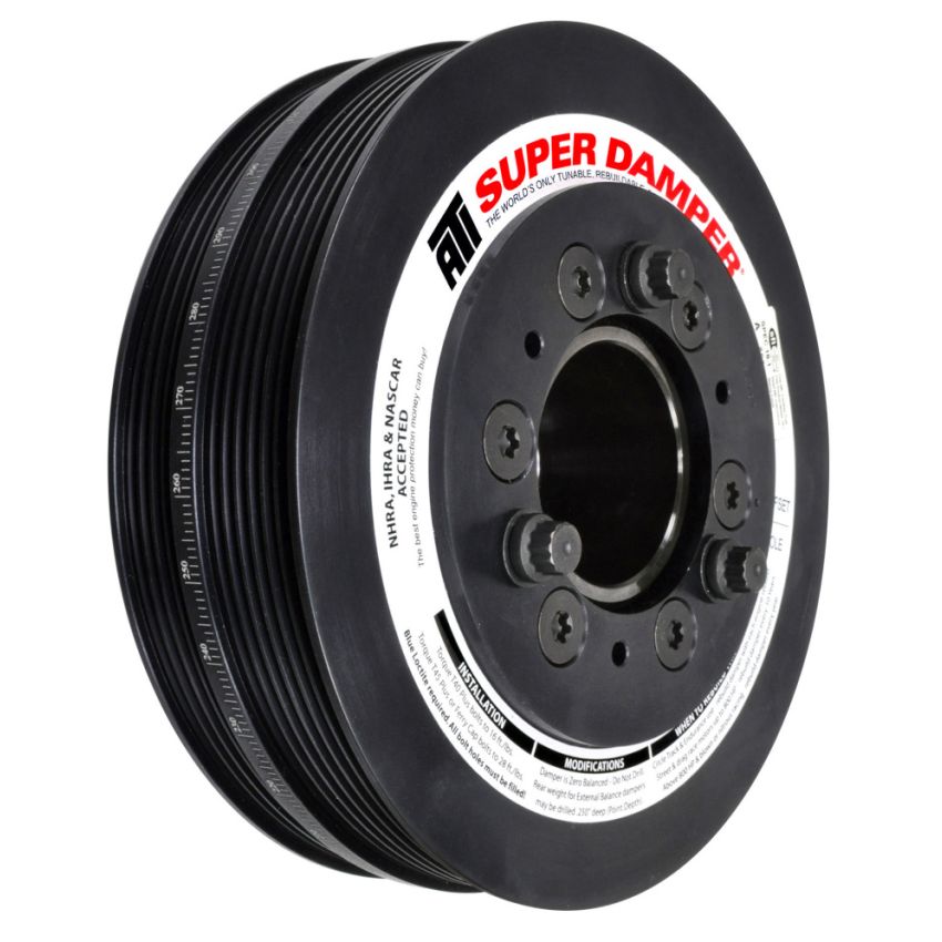 ATI ATI918856 Damper - 7.48in - Alum - 6/4 Grv - 2016+ Chevy Camaro LT1/LT4 Wet Sump - (Excl SC Pulley)