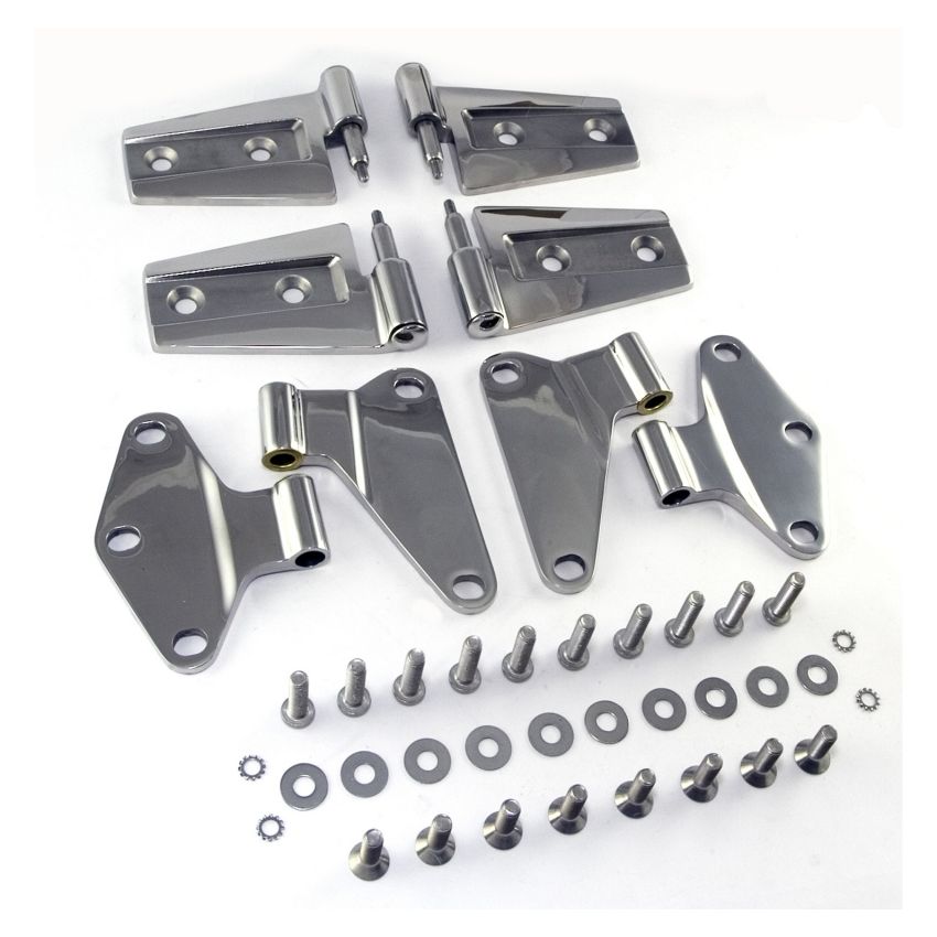 Rugged Ridge 07-18 Jeep Wrangler JK Stainless Steel Door Hinge Kit